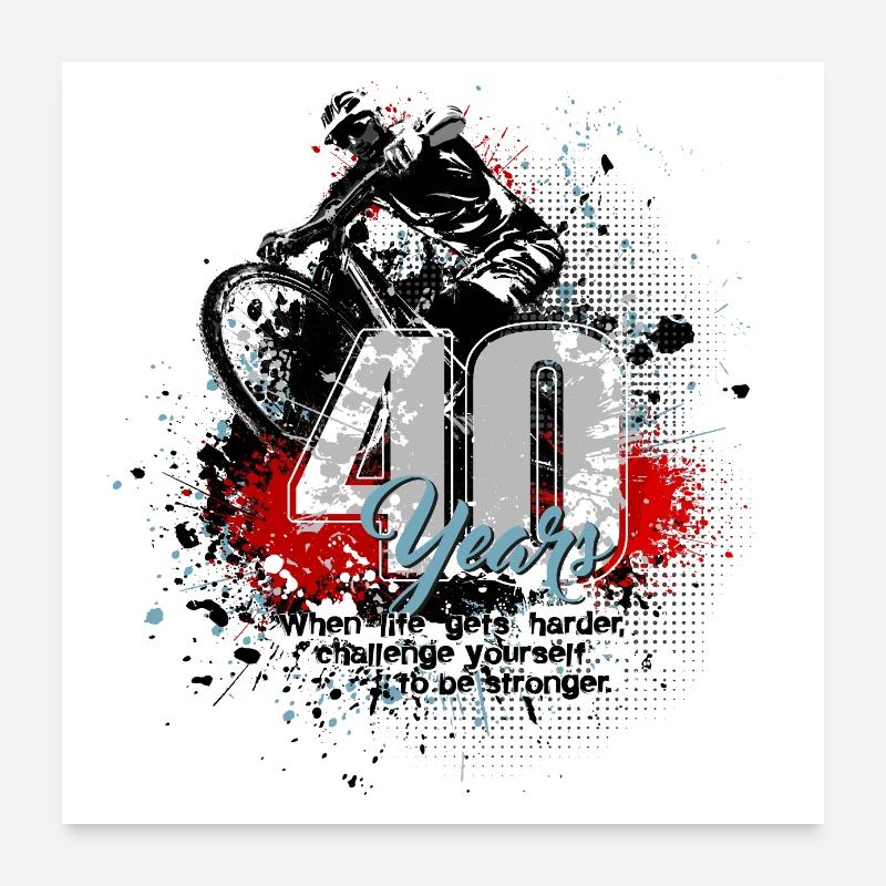 VTT - 40e anniversaire Poster 60 x 60 cm