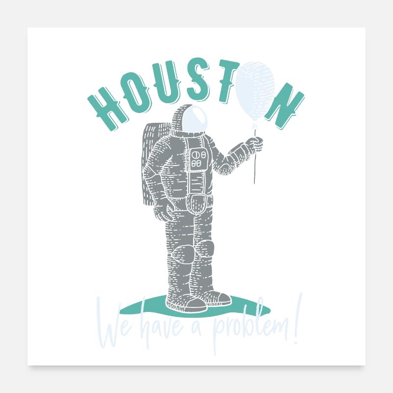Astronaute 2 Poster 60 x 60 cm