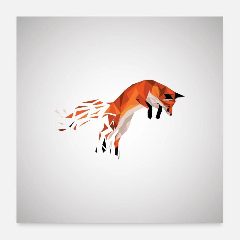 Fuchs Poster 60x60 cm