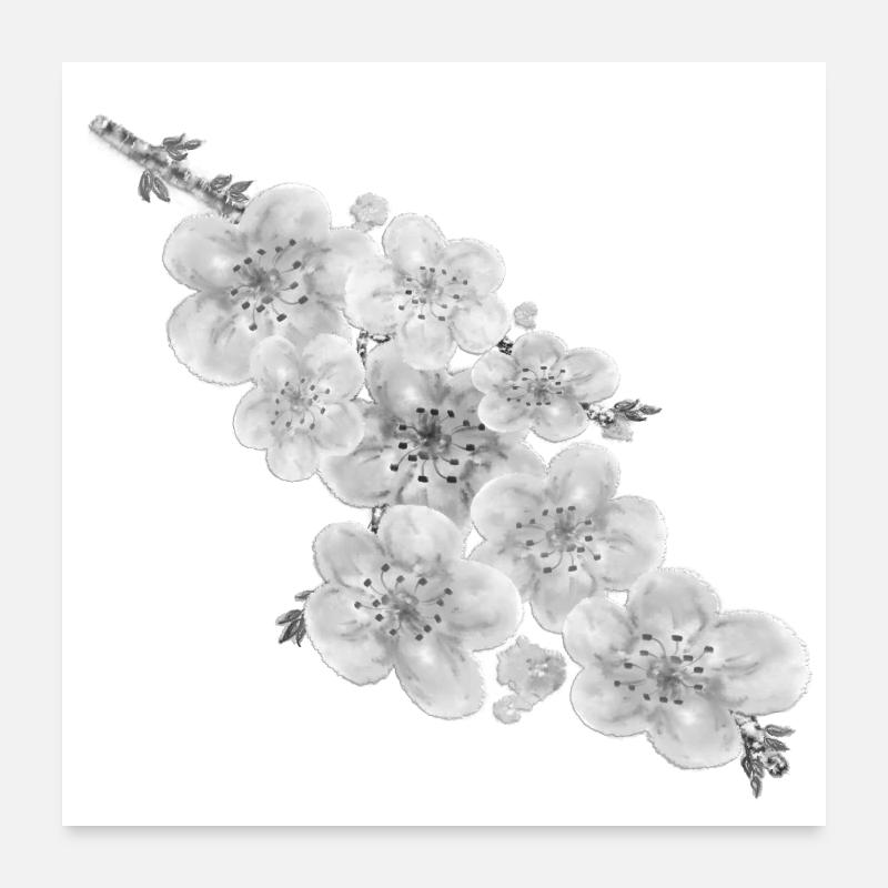 Cherry blossom Poster 24" x 24" (60x60 cm)