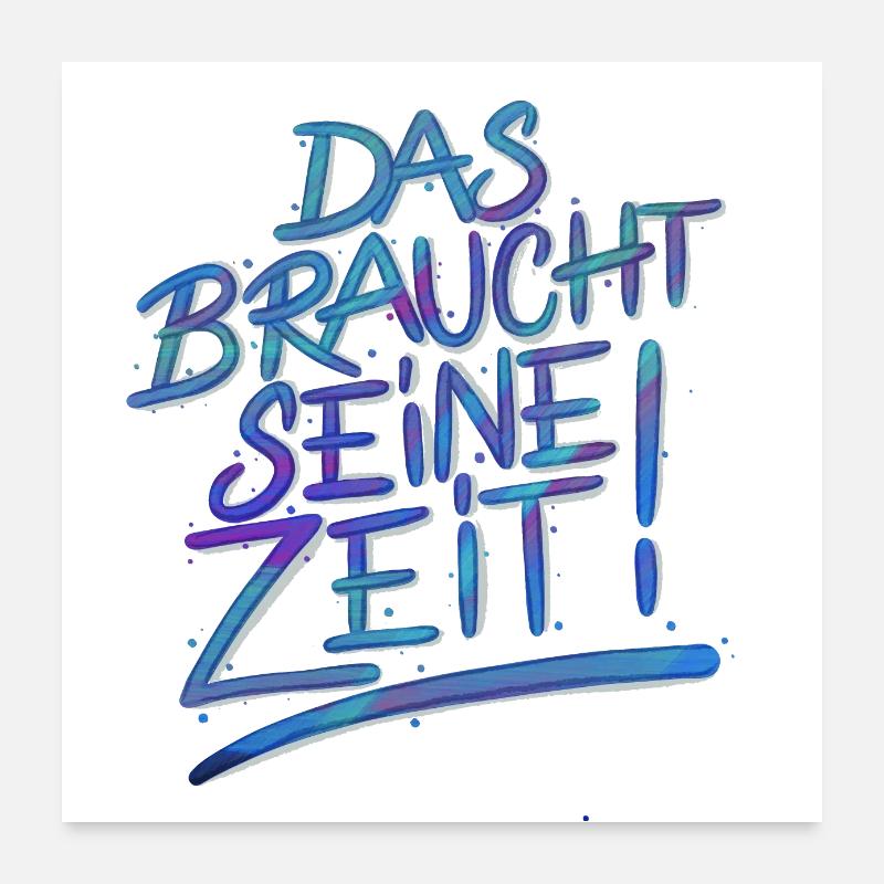 Time Poster 24" x 24" (60x60 cm)