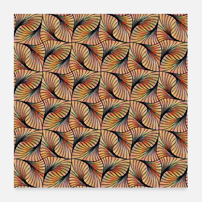 Schönes Muster Poster 60x60 cm