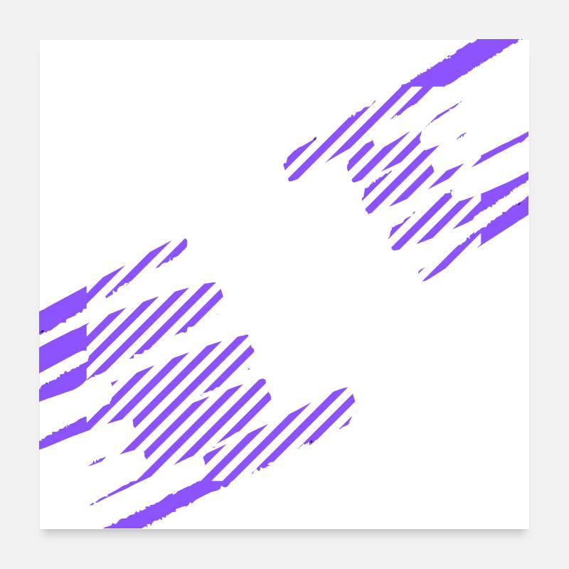 a design with stripes Poster 24" x 24" (60x60 cm)
