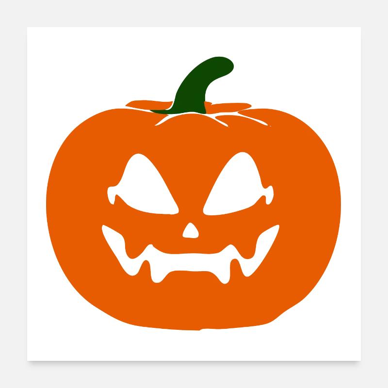 halloween pumpkin Poster 24" x 24" (60x60 cm)