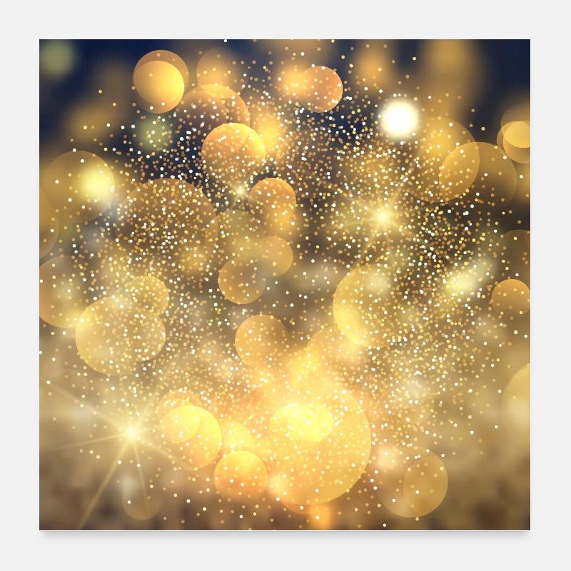 Bright background and glitter Poster 24" x 24" (60x60 cm)
