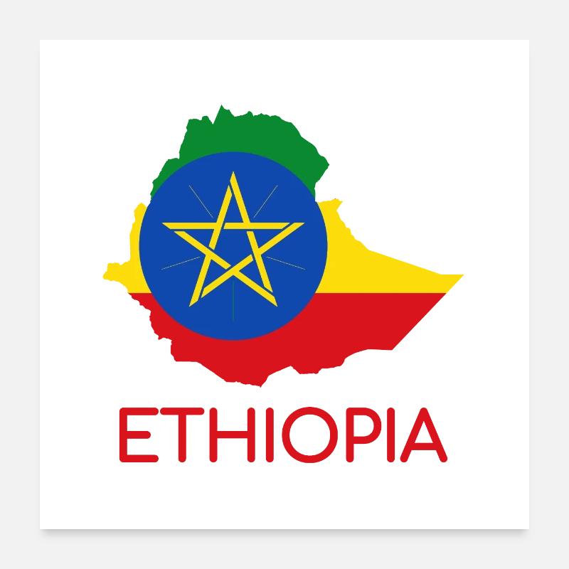 Ethiopia Poster 24" x 24" (60x60 cm)