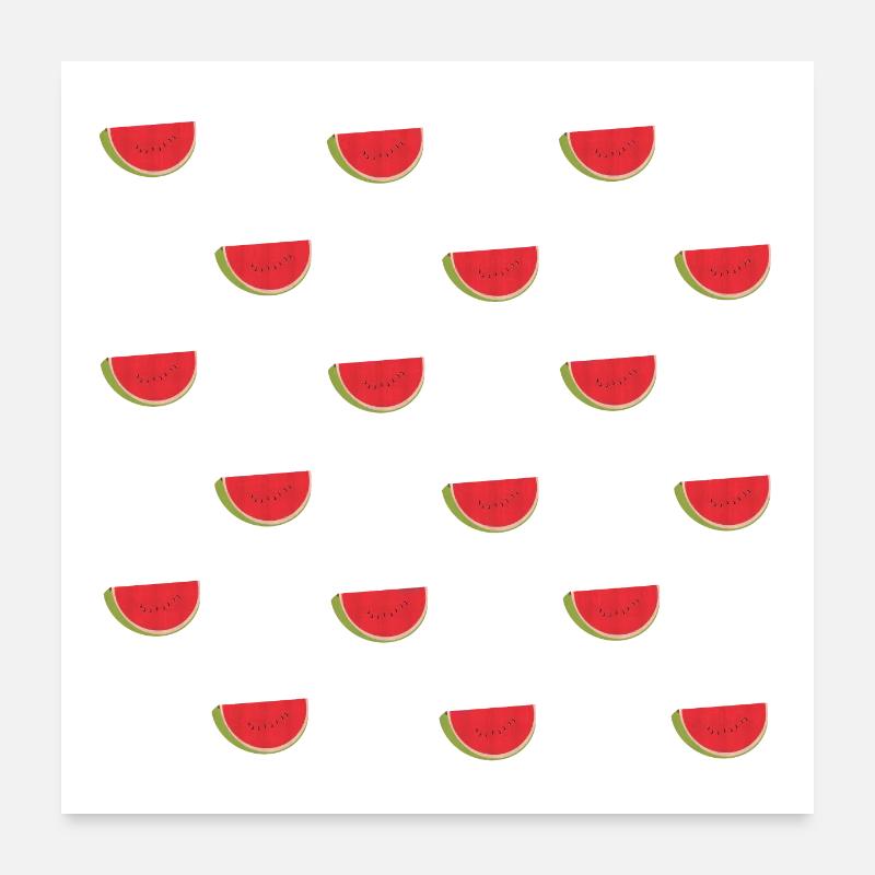 Wassermelone Poster 60x60 cm