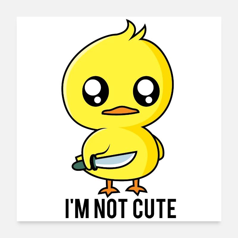 dangerous chick Poster 24" x 24" (60x60 cm)