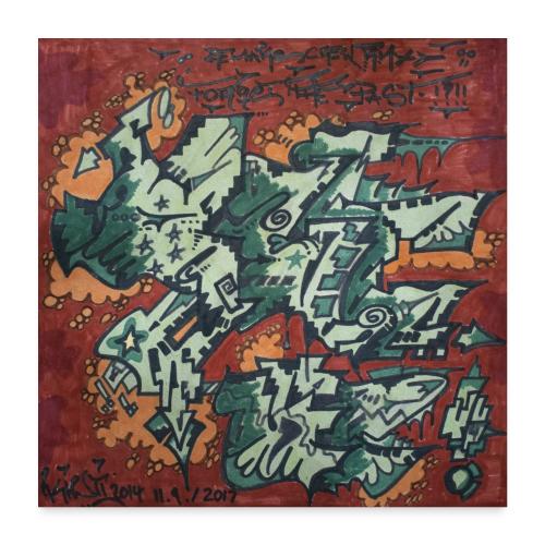 Redted - Poster 60x60 cm