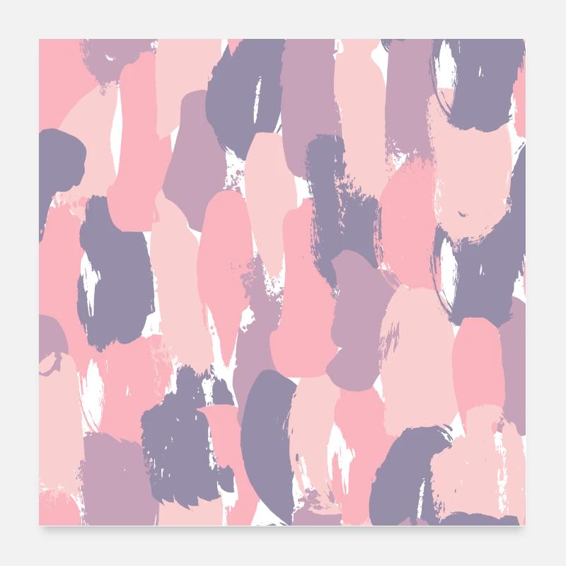 Bunter abstrakter Hintergrund Poster 60x60 cm