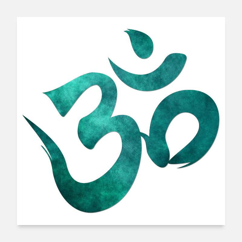 Om sign Poster 24" x 24" (60x60 cm)