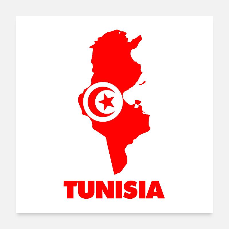 Tunisia Poster 24" x 24" (60x60 cm)