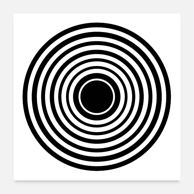 CIRCULO-Plakat Poster 60x60 cm