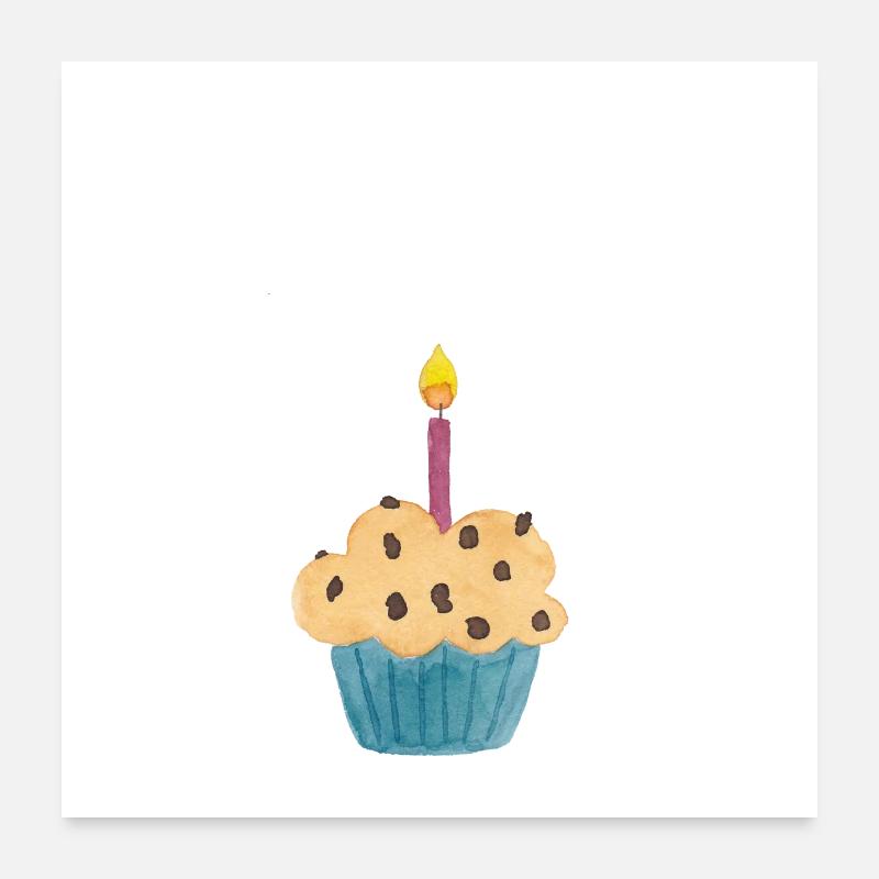 muffin Poster 60 x 60 cm