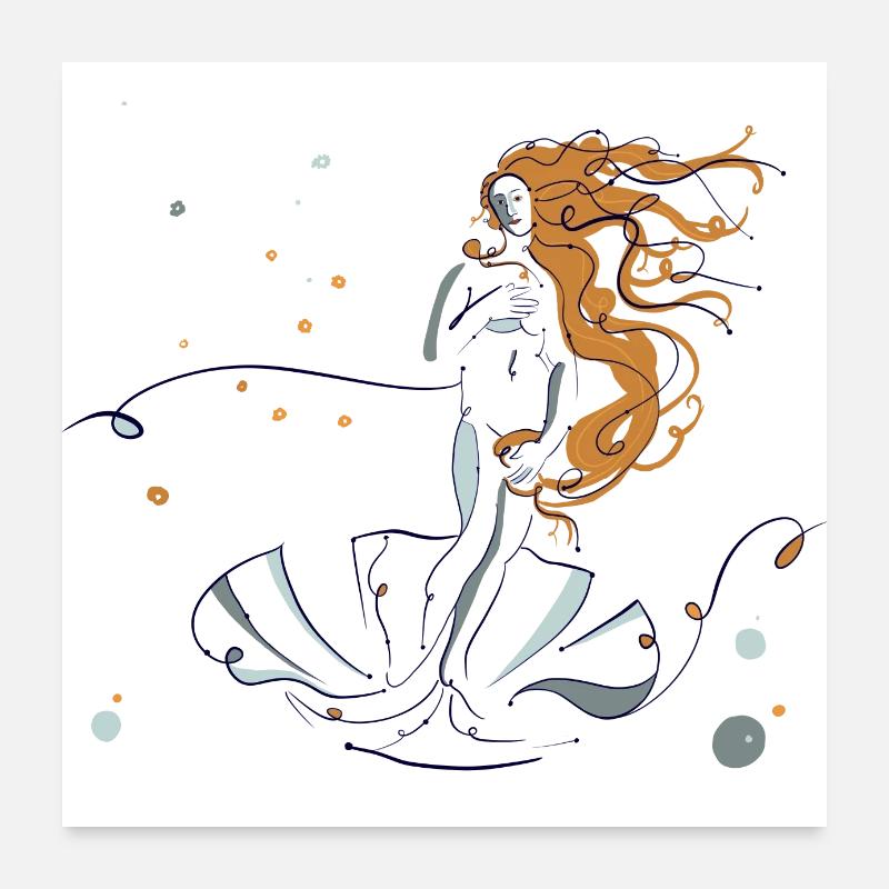 Vénus Poster 60 x 60 cm