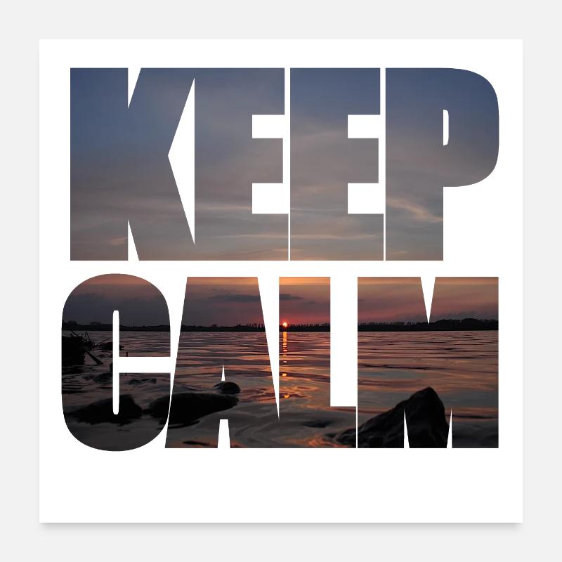 Keep calm decoration Poster 24" x 24" (60x60 cm)