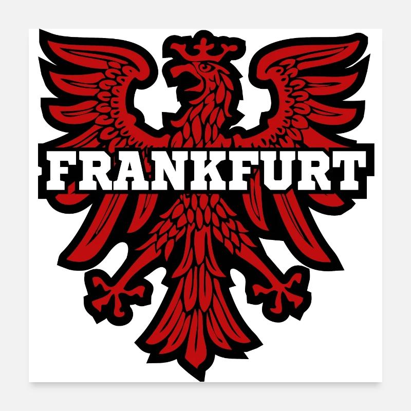 Francfort-sur-le-Main Poster 60 x 60 cm