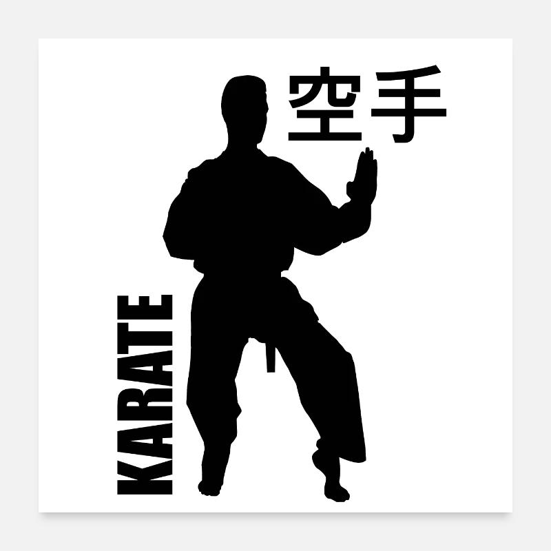 karate Poster 24" x 24" (60x60 cm)