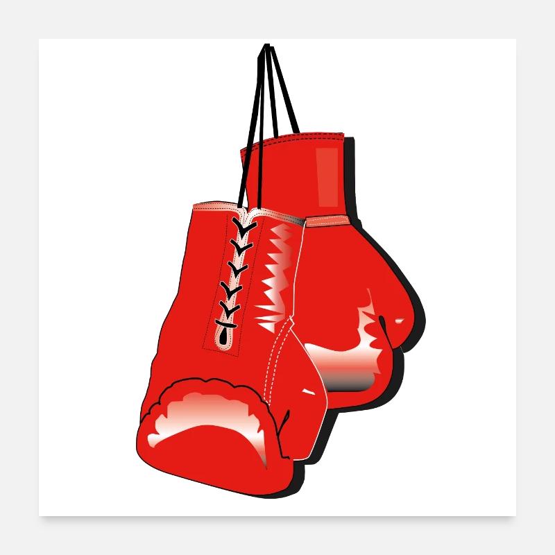 boxhandschuhe Poster 60x60 cm