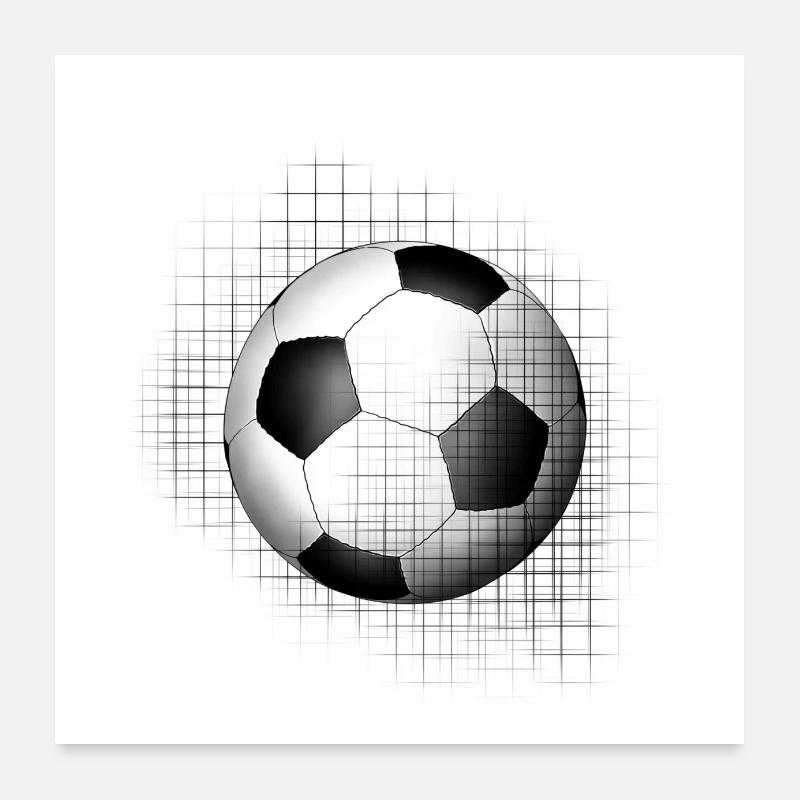 Fußball Poster 60x60 cm