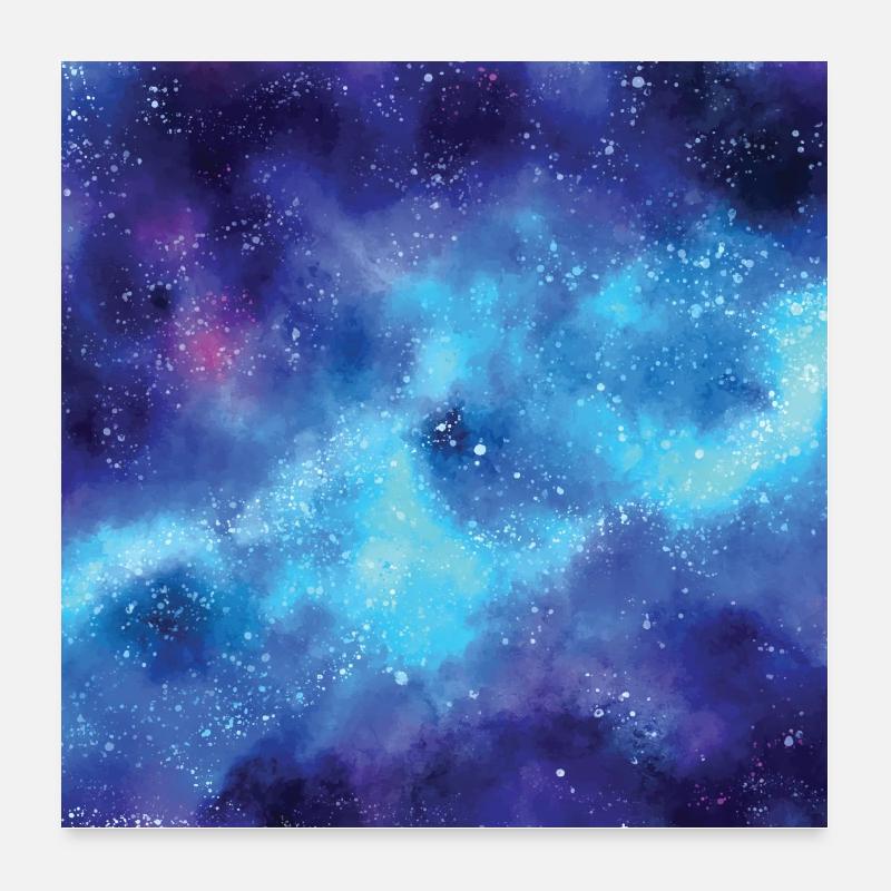 Modèle spatial Poster 60 x 60 cm