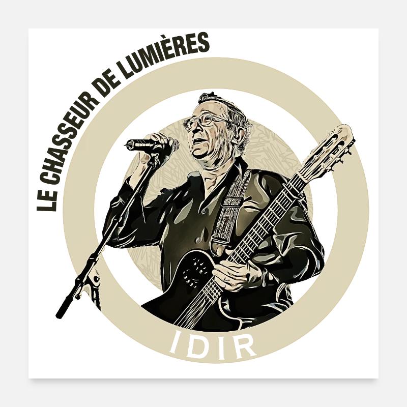 Idir in concert 2 Poster 24" x 24" (60x60 cm)