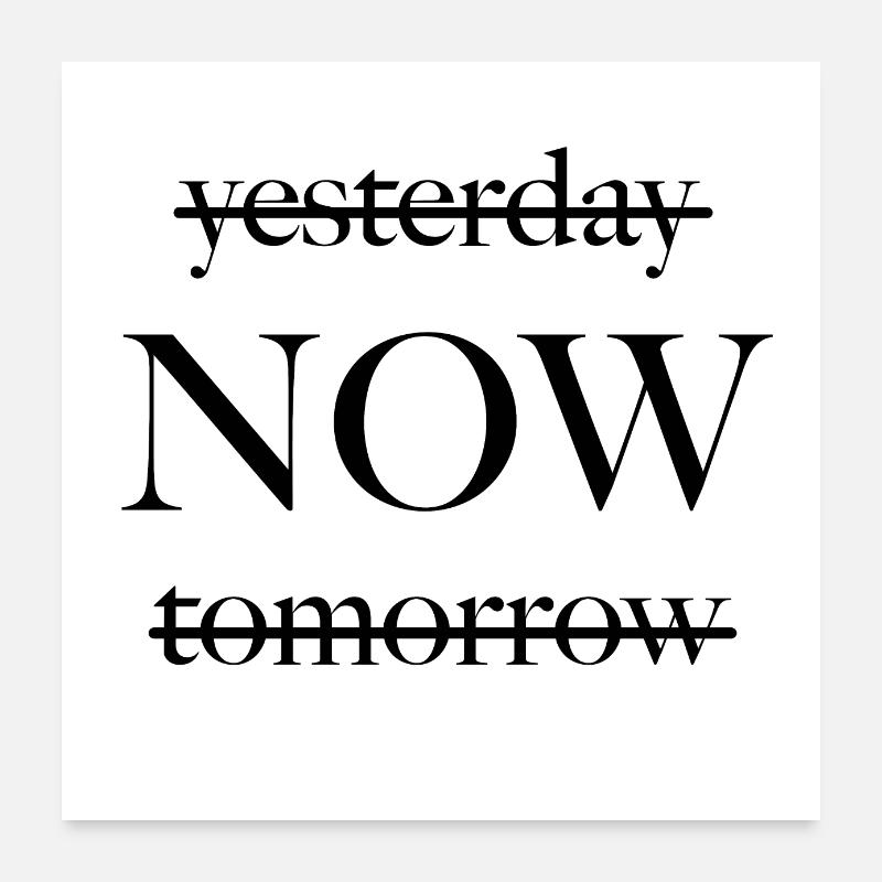 Motivation - Poster 60x60 cm - Weiß