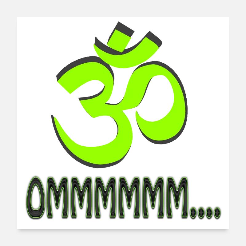 MANTRA OMMMMMMMM...... Poster 60 x 60 cm