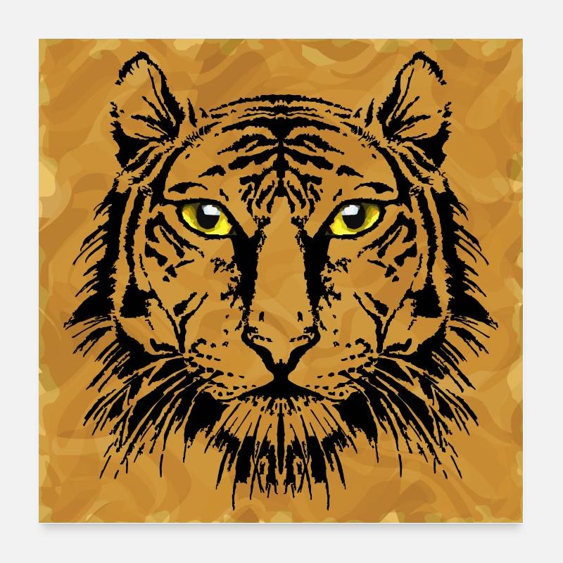 Tiger Poster 60x60 cm