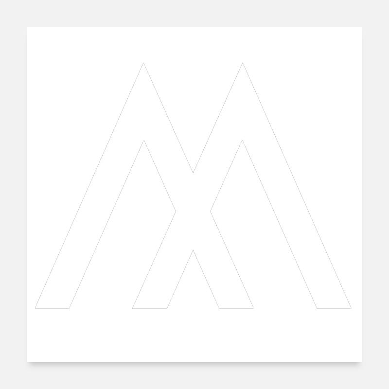 MALCOLM Poster 24" x 24" (60x60 cm)