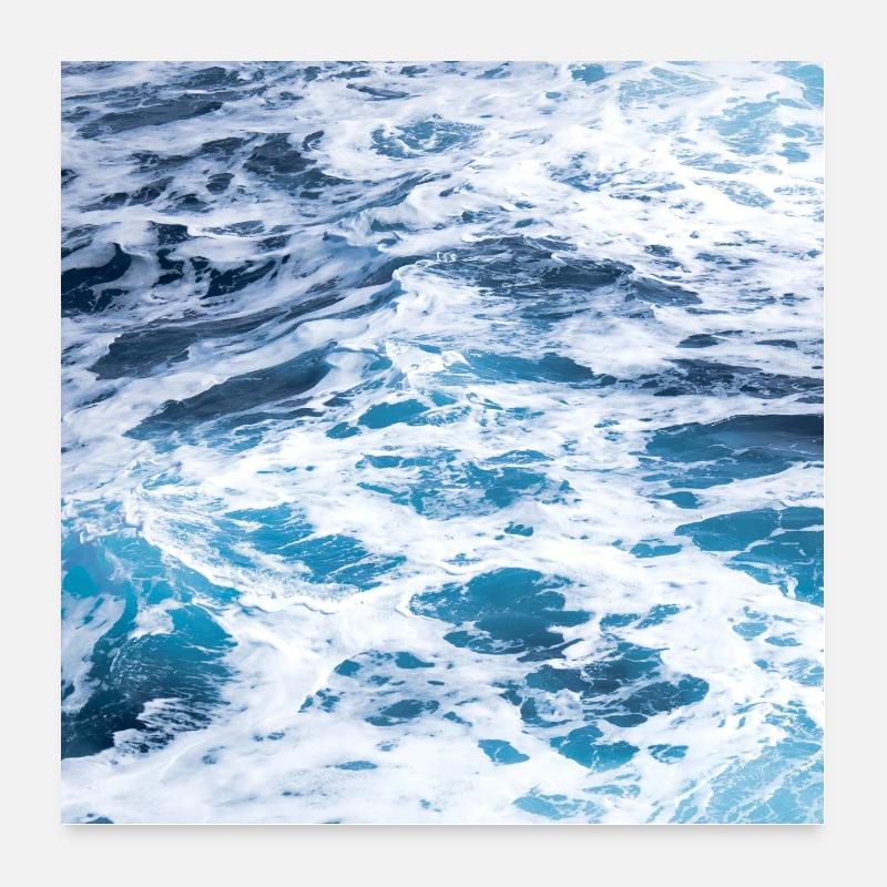 Ocean waves Poster 24" x 24" (60x60 cm)