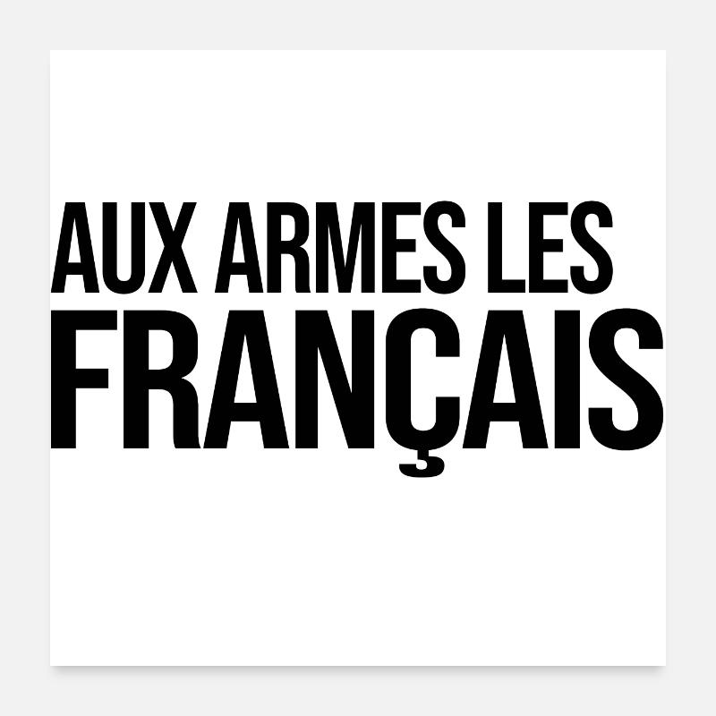 France Poster 60 x 60 cm