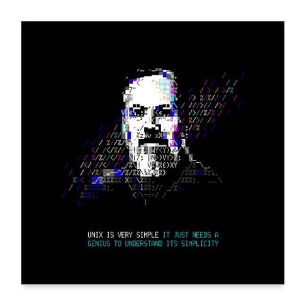 Tech Heroes – Ritchie - Poster 24" x 24" (60x60 cm)