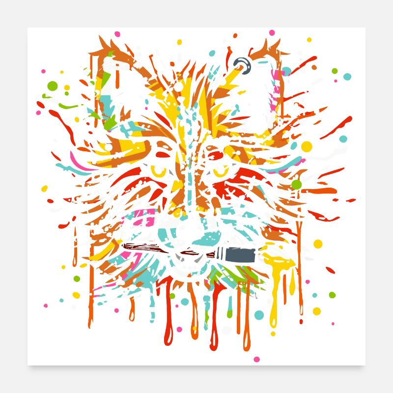 RENARD Poster 60 x 60 cm