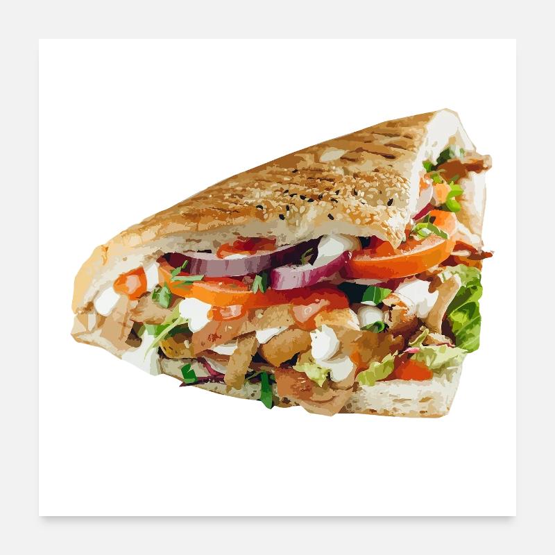 Doner Poster 60 x 60 cm
