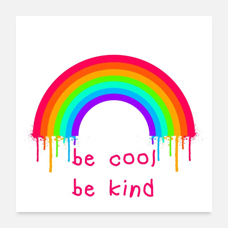 Rainbow Poster 24" x 24" (60x60 cm)