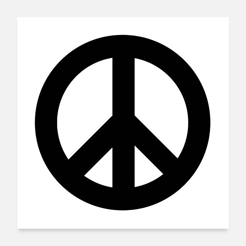 Frieden Poster 60x60 cm