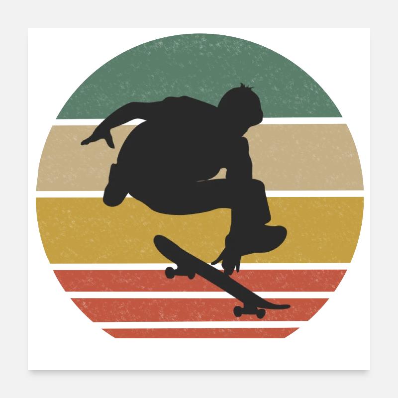 skateboard Poster 24" x 24" (60x60 cm)