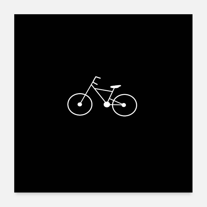 Bicyclette Poster 60 x 60 cm
