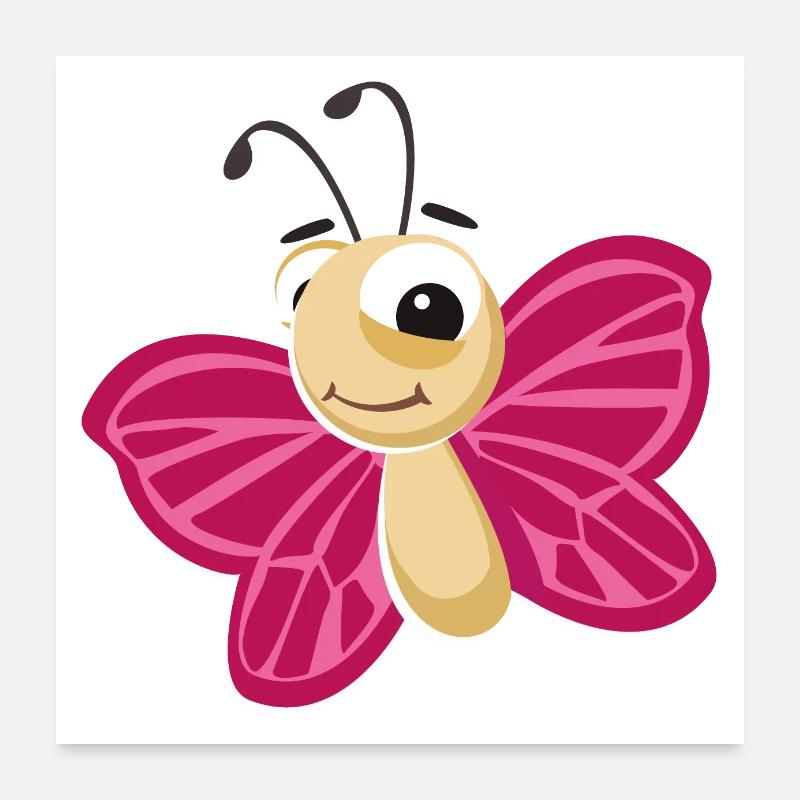 butterfly Poster 24" x 24" (60x60 cm)