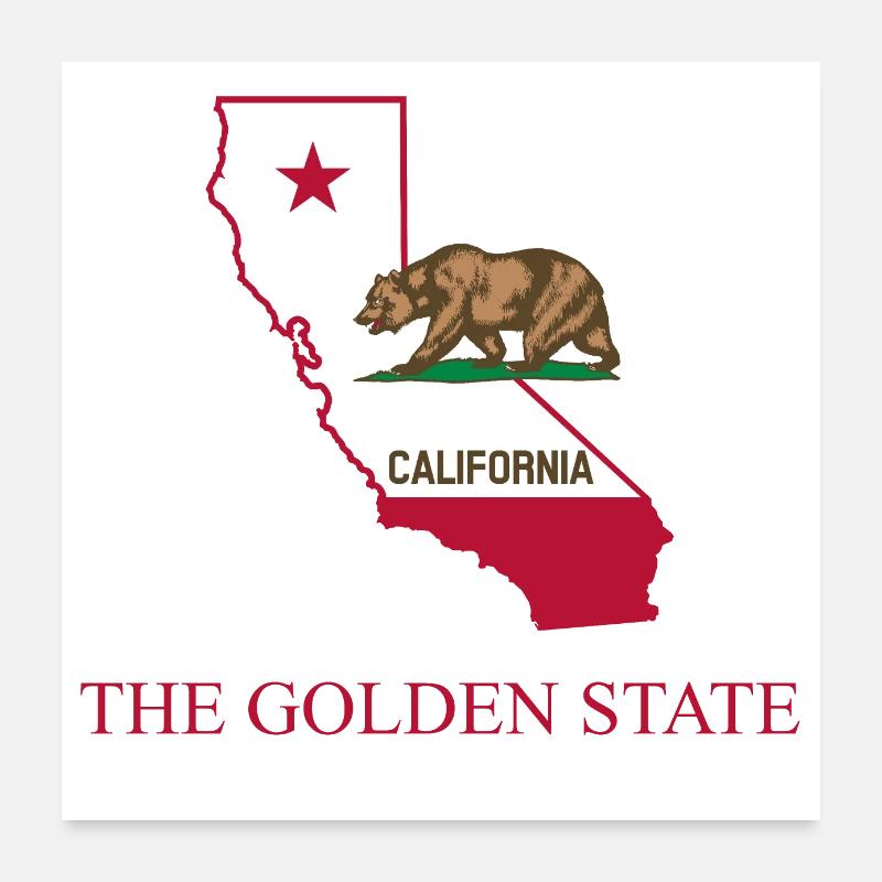 Den gyldne stat Poster 60x60 cm