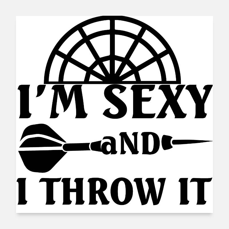 Darts Poster 24" x 24" (60x60 cm)