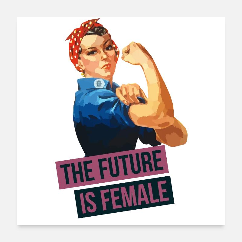 Feminist future Poster 24" x 24" (60x60 cm)