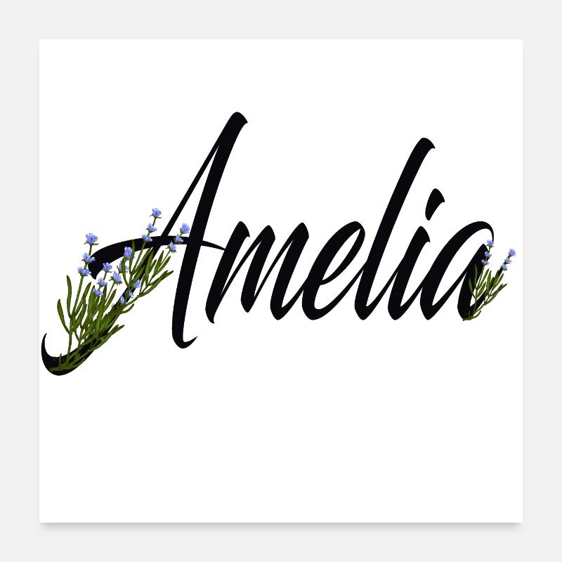 Amelia Poster 24" x 24" (60x60 cm)