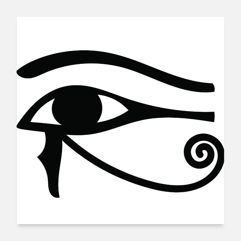 l'Oeil D'Horus Poster 60 x 60 cm