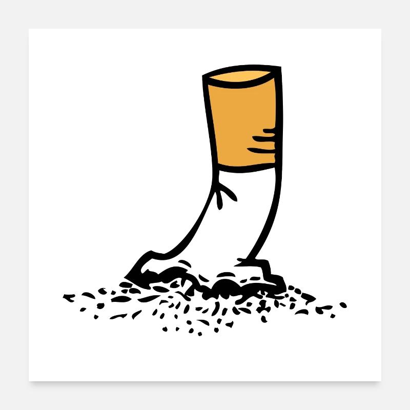 cigarette Poster 24" x 24" (60x60 cm)