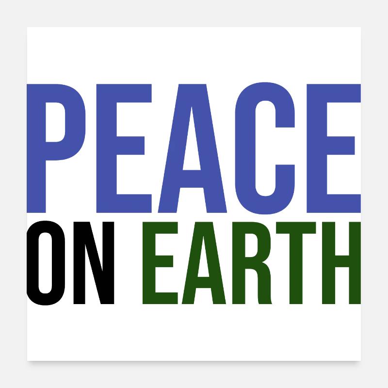 peace in the world Poster 24" x 24" (60x60 cm)