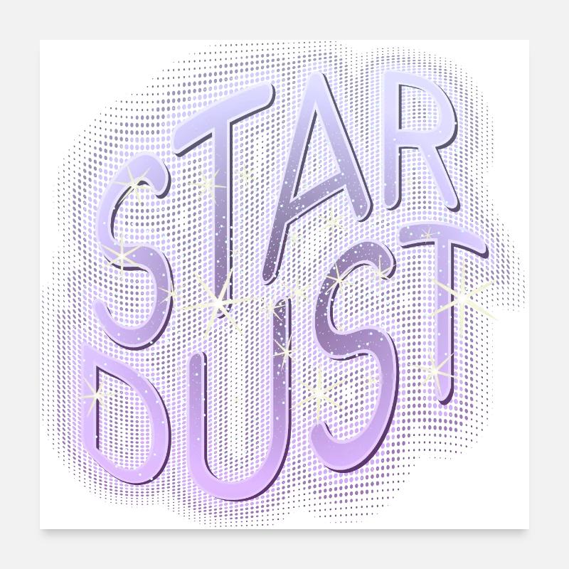 STAR DUST 1 PINK Poster 24" x 24" (60x60 cm)