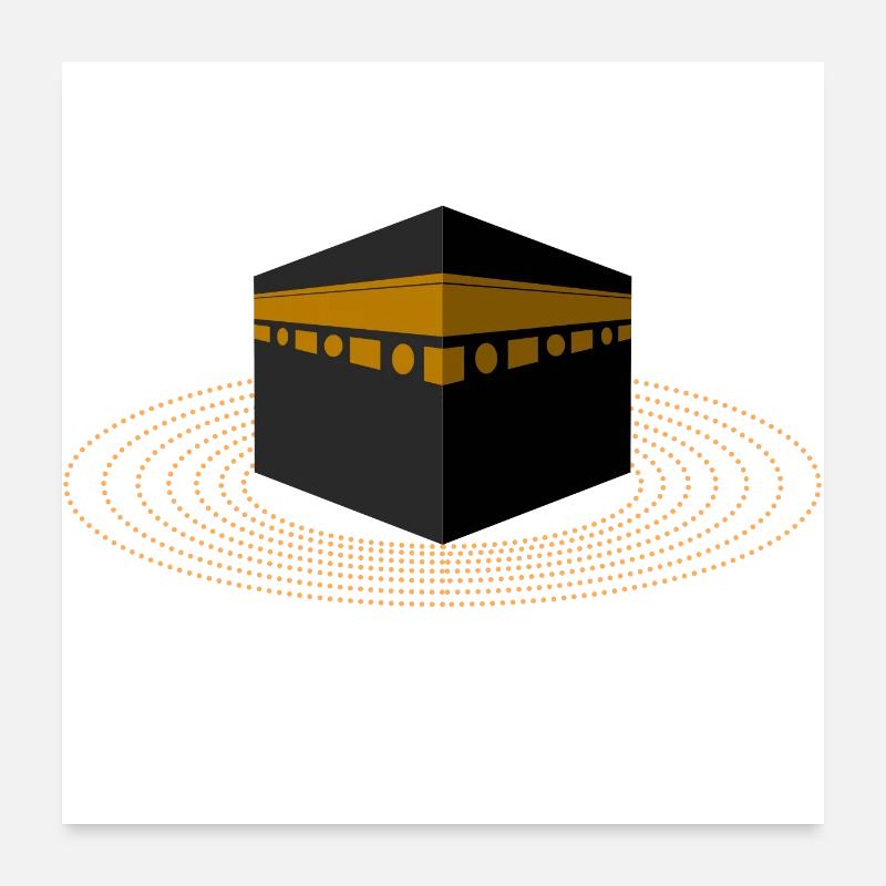 Kaaba Poster 60 x 60 cm