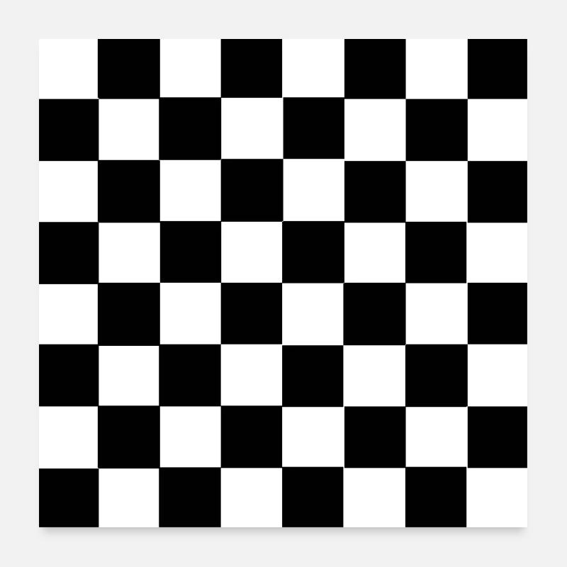 Chess board Poster 24" x 24" (60x60 cm)